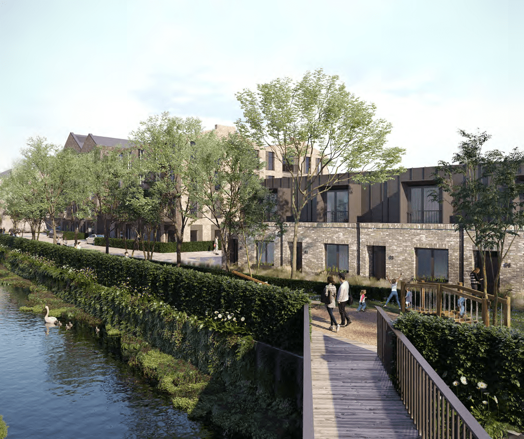 CGI view of the previously submitted proposals from the River Crane